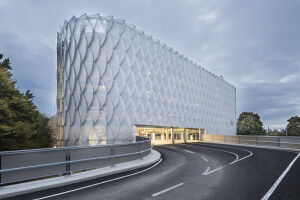 Parking garage facade P22a at Cologne Exhibition