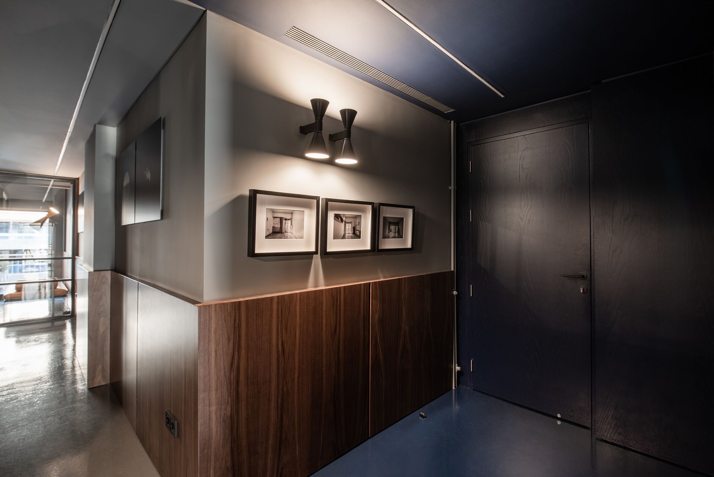 View towards a Memory wall at the Entrance